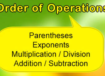 Introducción al orden de operaciones