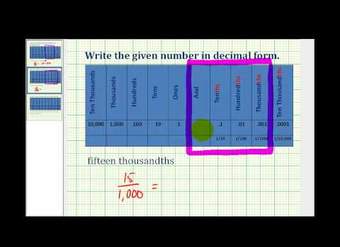 Escribir un número en notación decimal de palabras