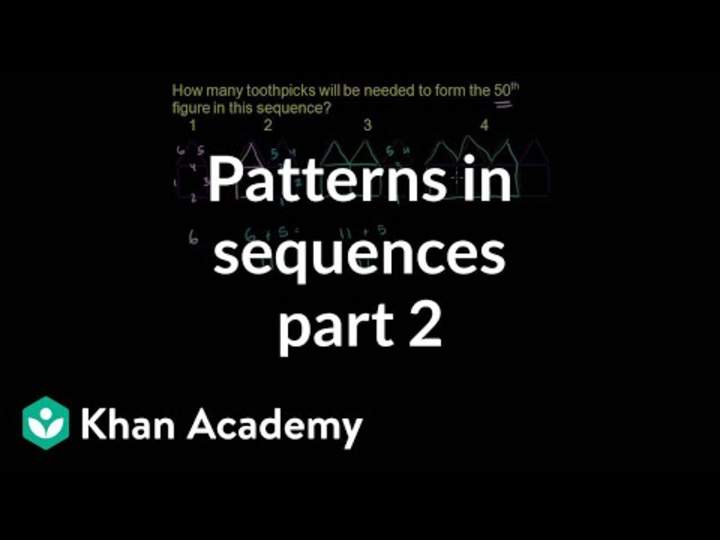 Patrones en secuencias 2