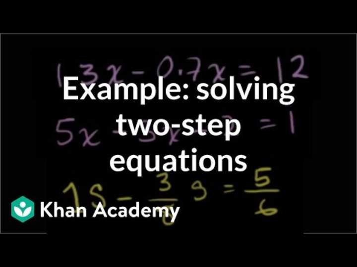 Ecuaciones de dos pasos