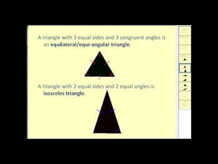 Relaciones de ángulo y tipos de triángulos