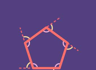 Ángulos interiores y exteriores de un polígono