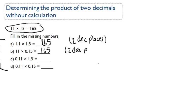 Multiplicación de decimales - Ejemplo 7