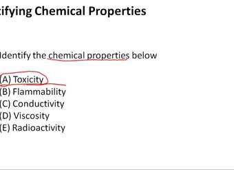 Propiedades químicas - Ejemplo 1