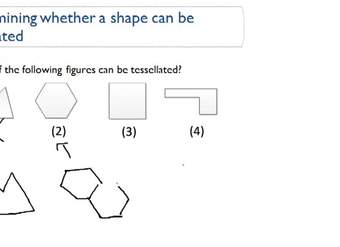 Determinar si una forma dada puede ser teselada