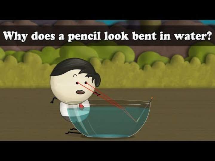 Refracción de la luz: ¿por qué un lápiz se ve doblado en agua?
