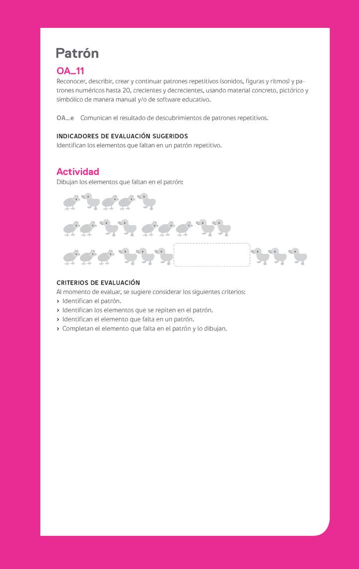 Ejemplo Evaluación Programas - OA11 - Patrón