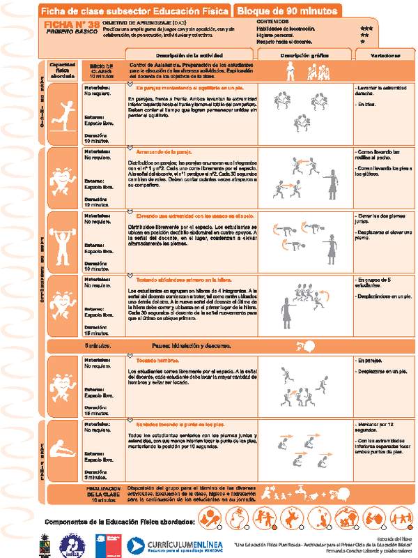 Juegos Predeportivos Ficha N° 38