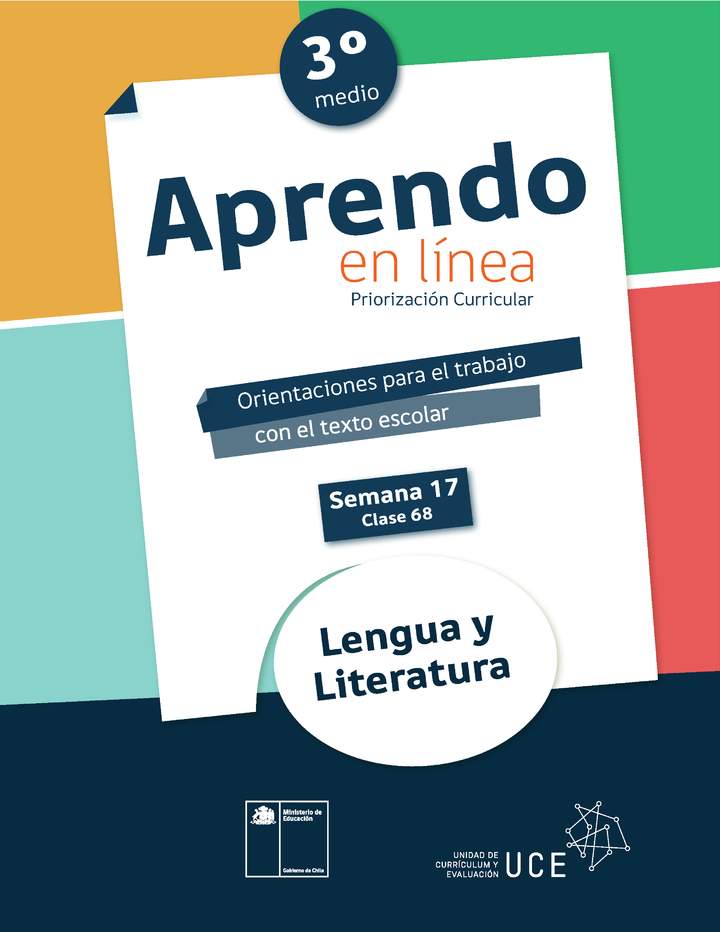 Lenguaje y comunicación 3° medio Unidad priorizada: Clase N°68