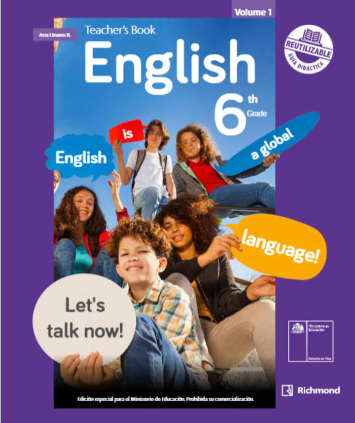 Inglés 6° básico, Richmond, Teacher's Book Volume 1