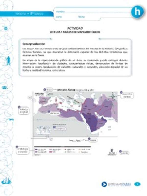 Lectura y análisis de mapa histórico