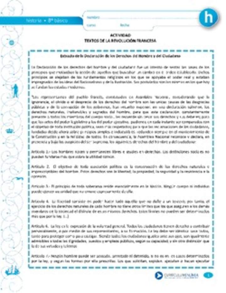 Textos de la Revolución Francesa