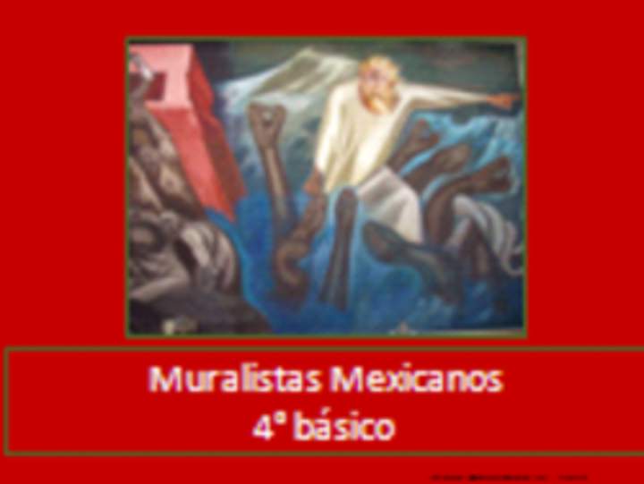 Muralistas mexicanos