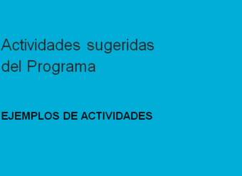 Actividades sugeridas Unidad 4