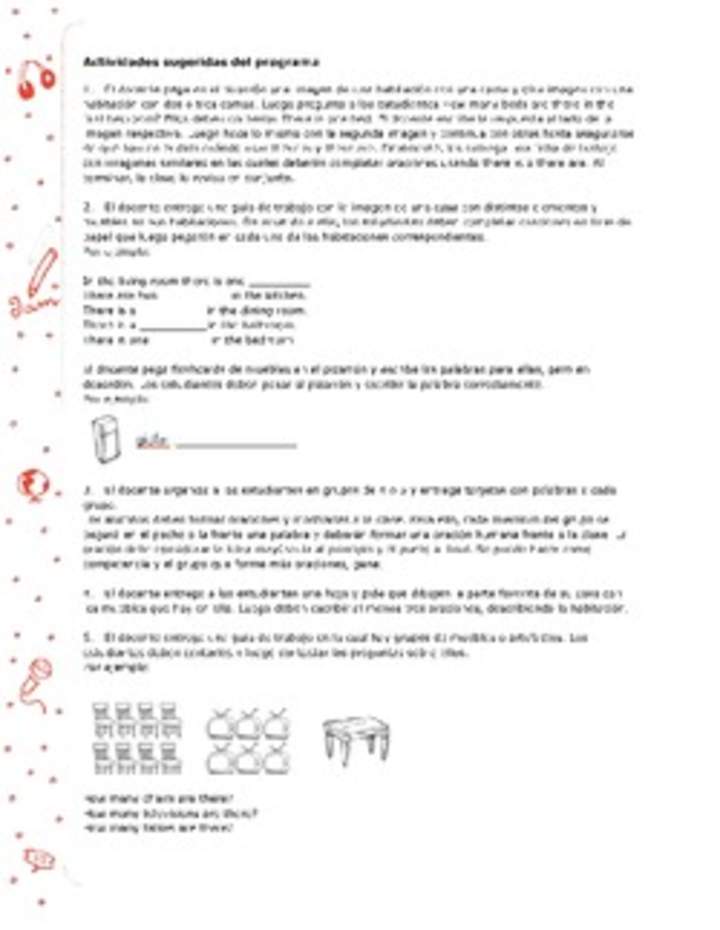 Actividades sugeridas Unidad 3