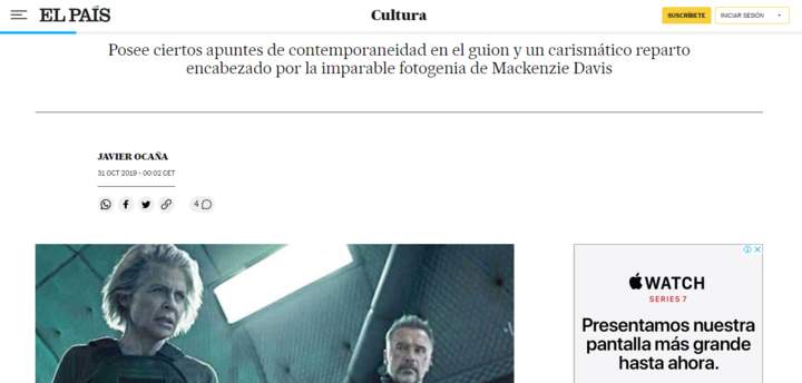 el país: Crítica de cine Terminator