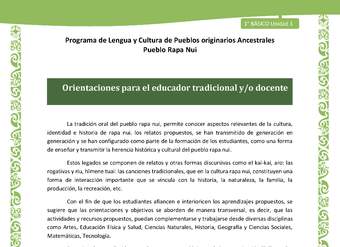 00-Orientaciones al docente - LC02 - Rapa nui - U1 - Introducción