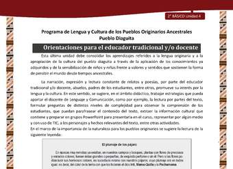 Orientaciones para el educador tradicional y/o docente