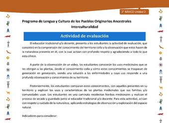 Actividad de evaluación