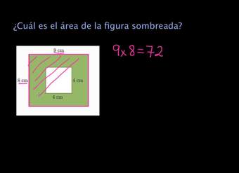 Descomponer figuras para encontrar el área: resta | Khan Academy en Español