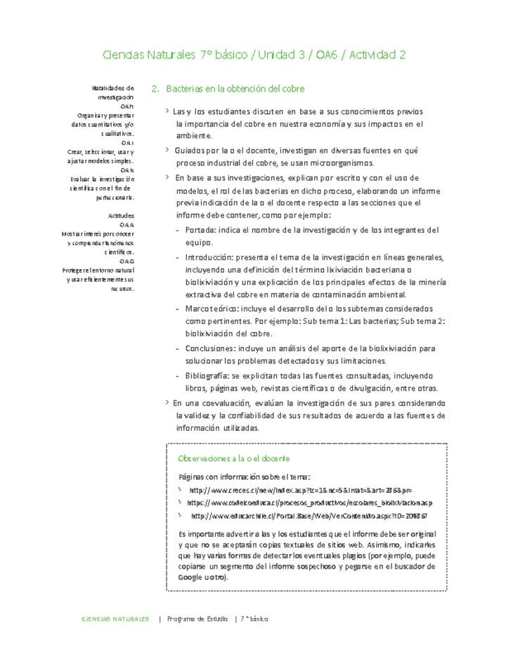 Ciencias Naturales 7° básico-Unidad 3-OA6-Actividad 2