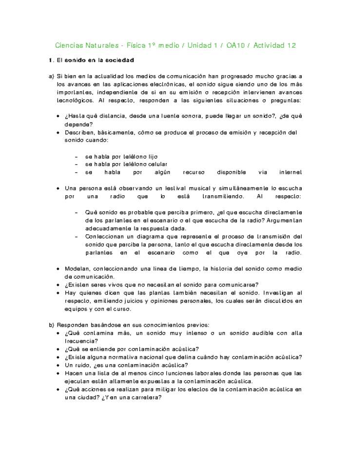 Ciencias Naturales 1 medio-Unidad 1-OA10-Actividad 12