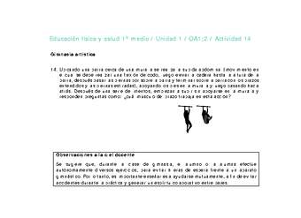 Educación Física 1 medio-Unidad 1-OA1;2-Actividad 14