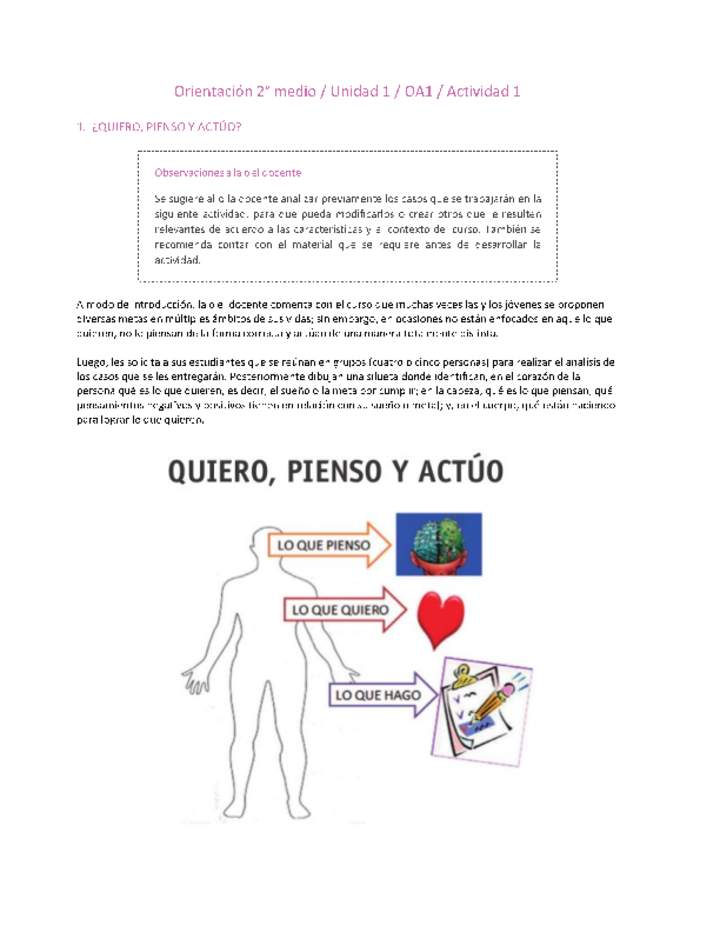 Orientación 2 medio-Unidad 1-OA1-Actividad 1