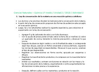 Ciencias Naturales 1 medio-Unidad 2-OA18-Actividad 2