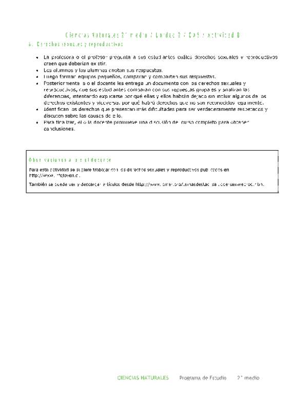 Ciencias Naturales 2 medio-Unidad 2-OA5-Actividad 8