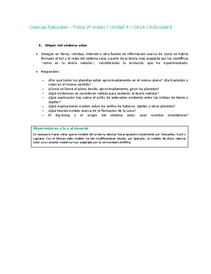 Ciencias Naturales 2 medio-Unidad 4-OA14-Actividad 6