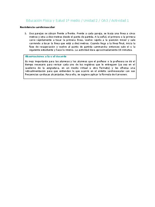 Educación Física 1 medio-Unidad 2-OA3-Actividad 1