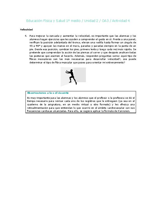 Educación Física 1 medio-Unidad 2-OA3-Actividad 4