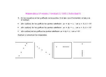 Matemática 1 medio-Unidad 2-OA5-Actividad 9