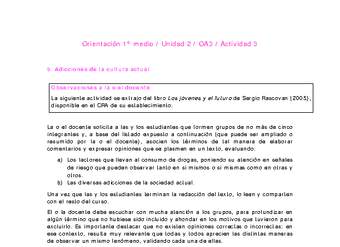 Orientación 1 medio-Unidad 2-OA3-Actividad 3