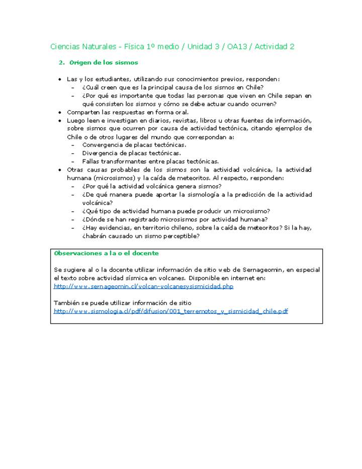 Ciencias Naturales 1 medio-Unidad 3-OA13-Actividad 2
