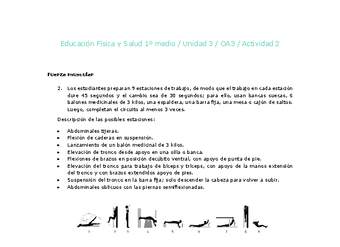 Educación Física 1 medio-Unidad 3-OA3-Actividad 2