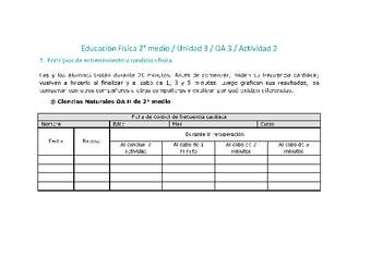 Educación Física 2 medio-Unidad 3-OA3-Actividad 2