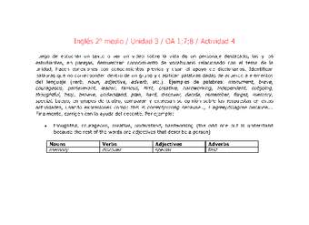 Inglés 2 medio-Unidad 3-OA1;7;8-Actividad 4