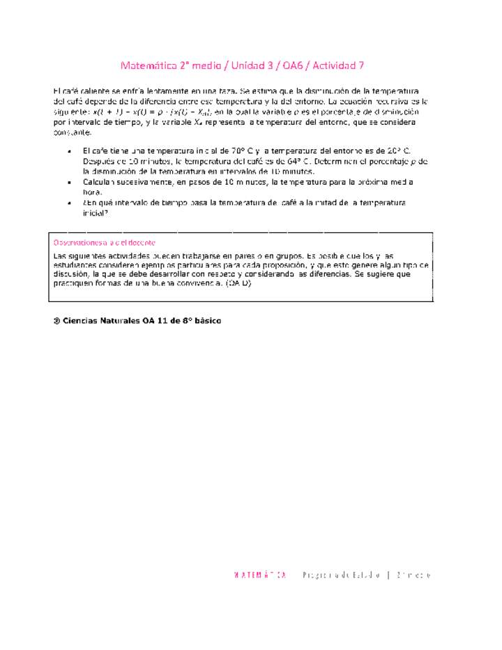 Matemática 2 medio-Unidad 3-OA6-Actividad 7