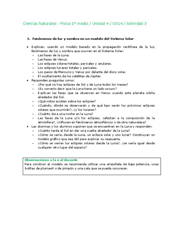 Ciencias Naturales 1 medio-Unidad 4-OA14-Actividad 3