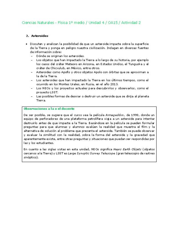 Ciencias Naturales 1 medio-Unidad 4-OA15-Actividad 2