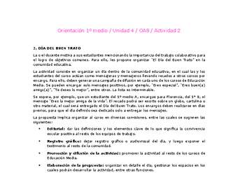 Orientación 1 medio-Unidad 4-OA8-Actividad 2