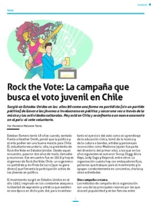 Lectura sobre la importancia de la participación ciudadana en las elecciones