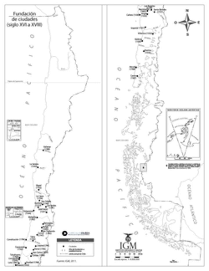 Fundación de ciudades (siglo XVI a XVIII)