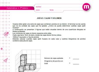 Juego: cajas y volumen