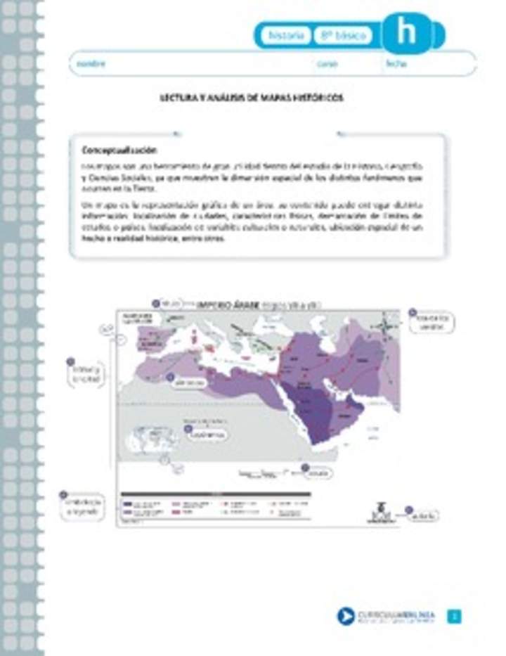 Lectura y análisis de mapas históricos