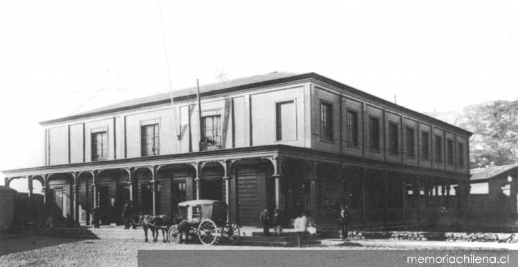 El ferrocarril de Valparaíso a Santiago Imagen portada