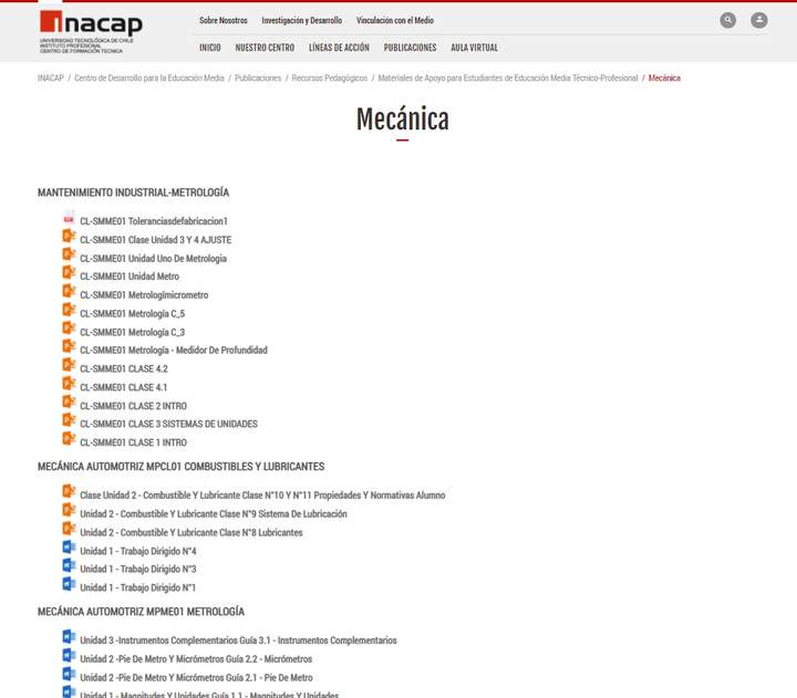Recursos de apoyo a EMTP en Mecánica. Imagen portada