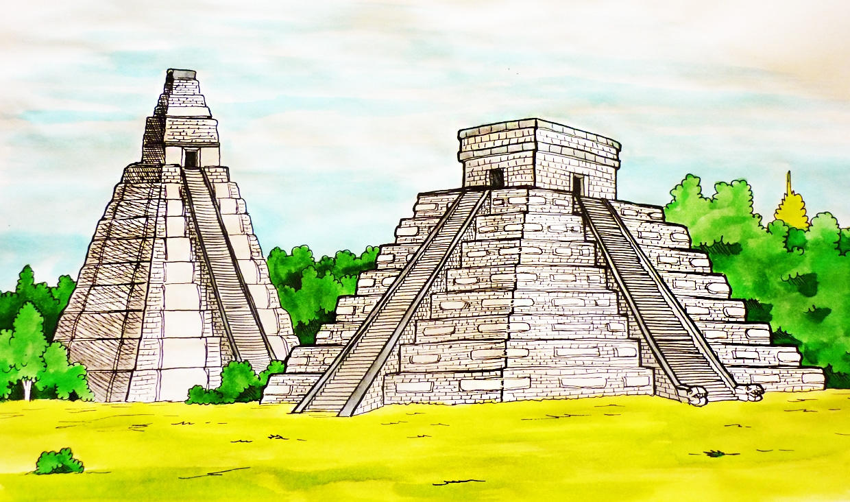 Construcciones mayas Imagen portada